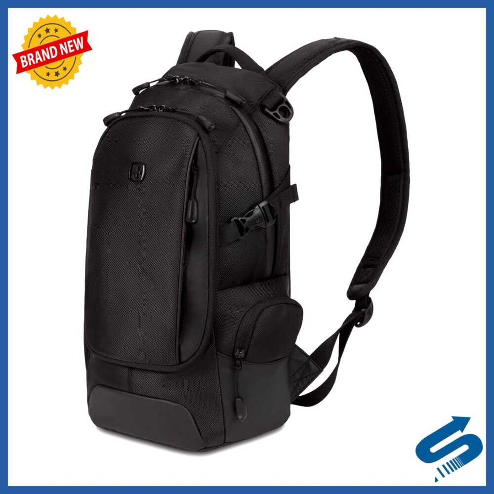 Narrow Daypack Backpack Urban Commuter Minimal Sporty Ergonomic Tablet Storage